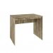 Conjunto de Mesa Office Carvalho com Cadeira de Escritório Secretária Giratória Fitz Preta