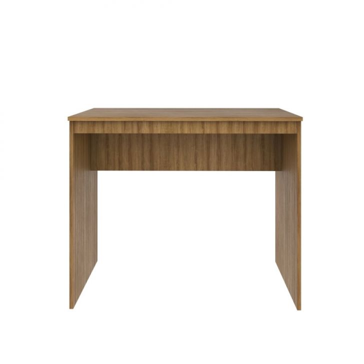 Conjunto de Mesa Office Mel com Cadeira de Escritório Interlocutor Fixa Charles Preta