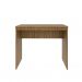 Conjunto de Mesa Office Mel com Cadeira de Escritório Secretária Giratória Fitz Branca
