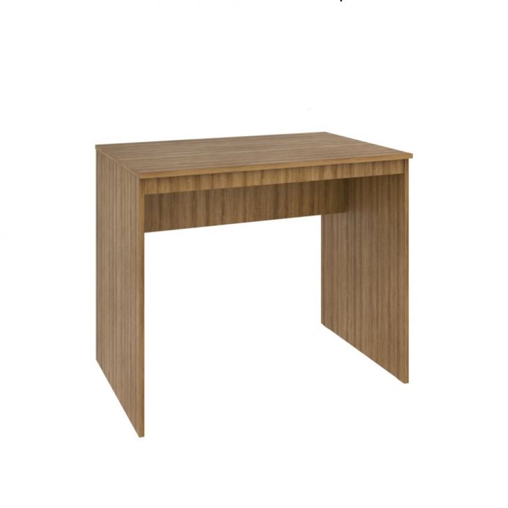 Conjunto de Mesa Office Mel com Cadeira de Escritório Secretária Giratória Fitz Rosa
