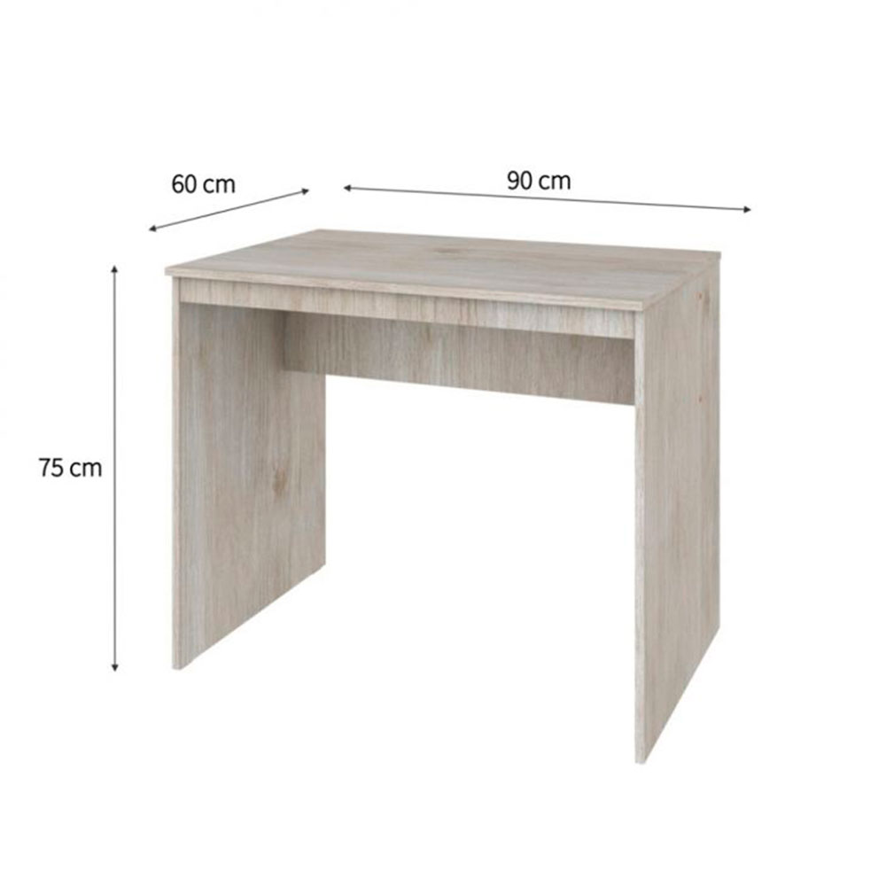 Conjunto de Mesa Office Snow com Cadeira de Escritório Diretor Giratória Charles Preta