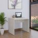 Conjunto de Mesa Office Snow com Cadeira de Escritório Diretor Giratória Vancouver Preta