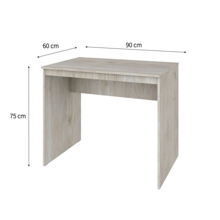 Conjunto de Mesa Office Snow com Cadeira de Escritório Secretária Giratória Fitz Branca