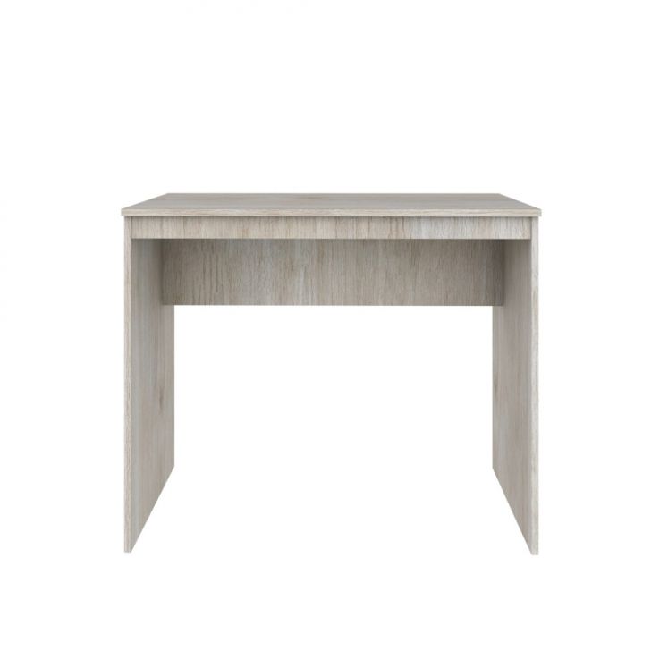 Conjunto de Mesa Office Snow com Cadeira de Escritório Secretária Giratória Fitz Branca