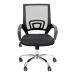 Conjunto de Mesa Office com Cadeira de Escritório Secretária Giratória New Java Preta