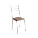 Conjunto de Mesa Quadrada com Tampo MDP e 4 Cadeiras Adriana Revestimento Sintético Rattan e Branco