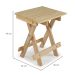 Conjunto de Mesa Quadrada e 2 Bancos Forest Bege