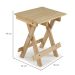 Conjunto de Mesa Quadrada e 4 Bancos Forest Bege