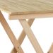 Conjunto de Mesa Quadrada e 4 Bancos Forest Bege