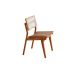 Conjunto de Mesa Retangular com Tampo Laminado Alana e 6 Cadeiras Lea Premium Linho Atacama e Imbuia