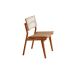 Conjunto de Mesa Retangular com Tampo Laminado Alana e 6 Cadeiras Lea Premium Linho Turim e Imbuia