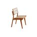 Conjunto de Mesa Retangular com Tampo Laminado Alana e 6 Cadeiras Lea Premium Tecido Sintético Milano e Imbuia