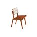 Conjunto de Mesa Retangular com Tampo Laminado Alana e 6 Cadeiras Lea Premium Tecido Sintético Puce e Imbuia