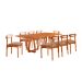 Conjunto de Mesa Retangular com Tampo Laminado Bellagio e 6 Cadeiras Itália Premium Linho Atacama e Cinamomo