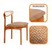 Conjunto de Mesa Retangular com Tampo Laminado Bellagio e 6 Cadeiras Itália Premium Linho Palha e Cinamomo