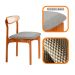 Conjunto de Mesa Retangular com Tampo Laminado Bellagio e 6 Cadeiras Itália Premium Linho Quartzo e Cinamomo
