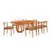 Conjunto de Mesa Retangular com Tampo Laminado Bellagio e 6 Cadeiras Itália Premium Linho Turim e Cinamomo