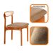 Conjunto de Mesa Retangular com Tampo Laminado Bellagio e 6 Cadeiras Itália Premium Linho Turim e Cinamomo