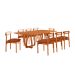 Conjunto de Mesa Retangular com Tampo Laminado Bellagio e 6 Cadeiras Itália Premium Tecido Sintético Puce e Cinamomo