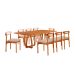 Conjunto de Mesa Retangular com Tampo Laminado Bellagio e 6 Cadeiras Itália Premium Veludo Bege e Cinamomo