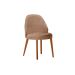 Conjunto de Mesa Retangular com Tampo Laminado Valência e 6 Cadeiras Floripa Linho Atacama e Cinamomo