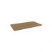 Conjunto de Mesa Retangular com Tampo Marrom e 6 Cadeiras Mariel Revestimento Sintético Branco e Cromado