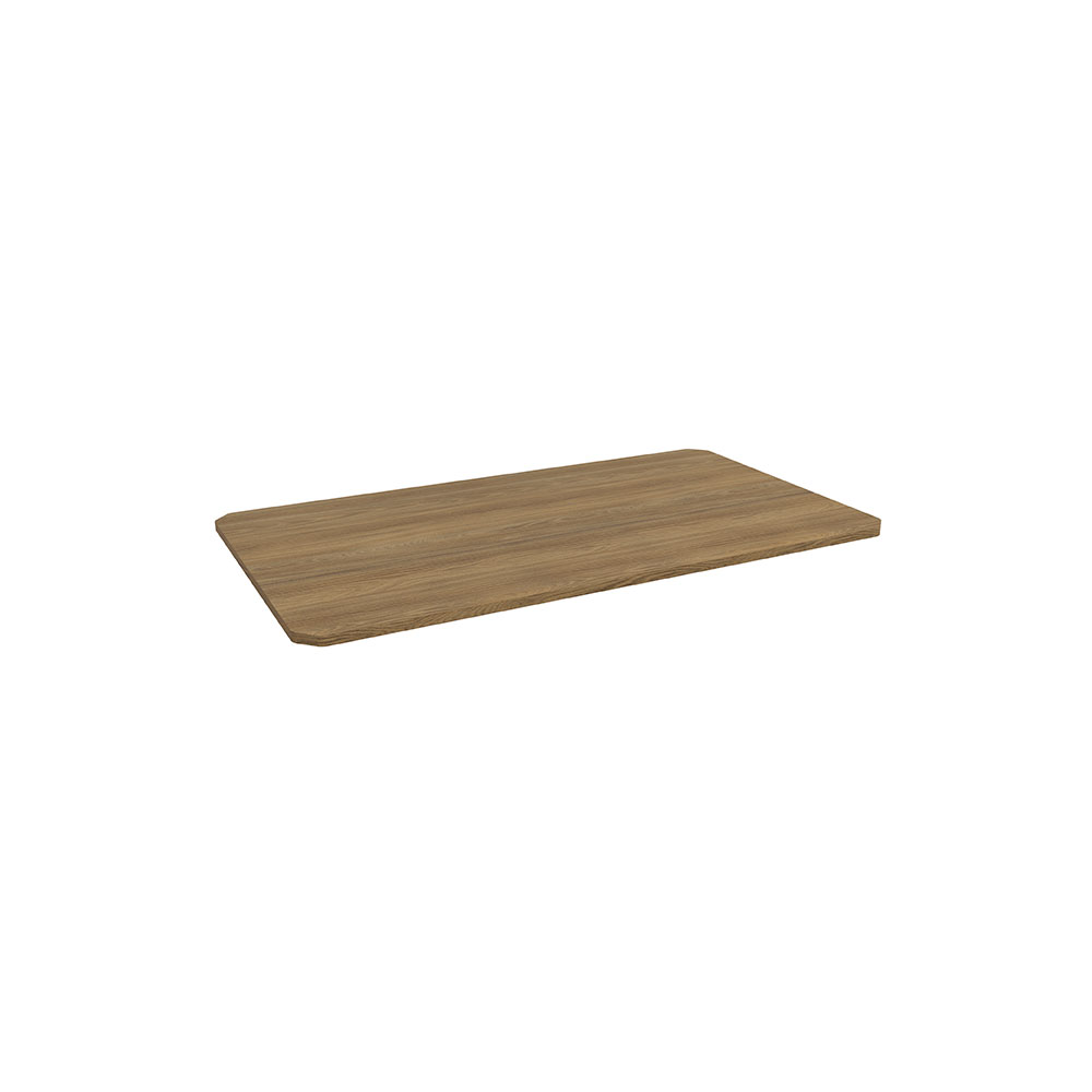 Conjunto de Mesa Retangular com Tampo Marrom e 6 Cadeiras Mariel Revestimento Sintético Branco e Cromado