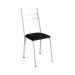 Conjunto de Mesa Retangular com Tampo de MDP Amadeirado e 6 Cadeiras Adriana III Revestimento Sintético Preto e Branco