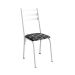 Conjunto de Mesa Retangular com Tampo de MDP Amadeirado e 6 Cadeiras Adriana III Revestimento Sintético Silver e Branco