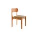 Conjunto de Mesa Retangular com Tampo de Vidro Off White e 6 Cadeiras Cecília Linho Âmbar e Cinamomo