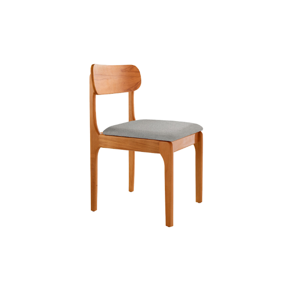 Conjunto de Mesa Retangular com Tampo de Vidro Off White e 6 Cadeiras Cecília Linho Quartzo e Cinamomo