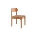 Conjunto de Mesa Retangular com Tampo de Vidro Off White e 6 Cadeiras Cecília Linho Turim e Cinamomo