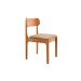 Conjunto de Mesa Retangular com Tampo de Vidro Off White e 6 Cadeiras Cecília Tecido Sintético Milano e Cinamomo