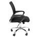 Conjunto de Mesa Studio Kuadra Carvalho com Cadeira de Escritório Secretária Giratória New Java Preta