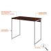 Conjunto de Mesa Studio Nogal e Branca com Cadeira de Escritório Secretária Giratória Fitz Bege