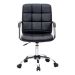 Conjunto de Mesa Studio com Cadeira de Escritório Secretária Giratória Fitz Preta