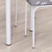 Conjunto de Mesa com 4 Cadeiras Monique Branco