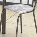 Conjunto de Mesa com 4 Cadeiras Monique Craquado Preto e Linho