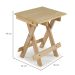 Conjunto de Mesa de Centro e 2 Cadeiras Forest Bege