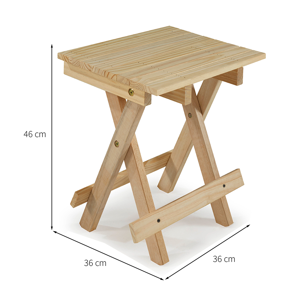 Conjunto de Mesa de Centro e 2 Cadeiras Forest Bege