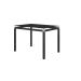 Conjunto de Mesa de Cozinha com 4 Lugares Malva I Preto