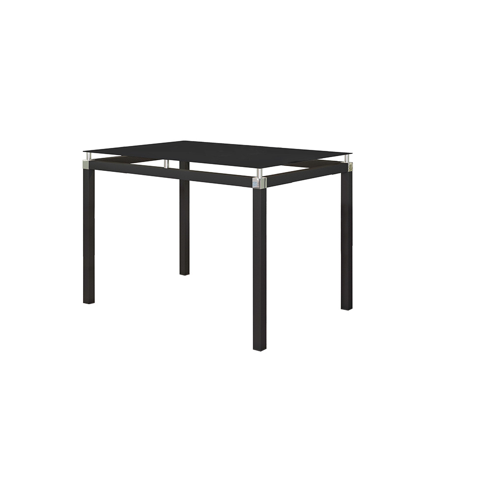 Conjunto de Mesa de Cozinha com 4 Lugares Malva I Preto