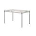 Conjunto de Mesa de Cozinha com 6 Lugares Malva Cinza