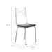 Conjunto de Mesa de Cozinha com 6 Lugares Malva Cinza