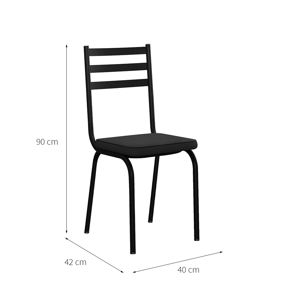 Conjunto de Mesa de Cozinha com 6 Lugares Malva Preto