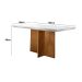 Conjunto de Mesa de Jantar Berlim I com Tampo de Vidro Off White e  4 Cadeiras Grécia Suede Chocolate
