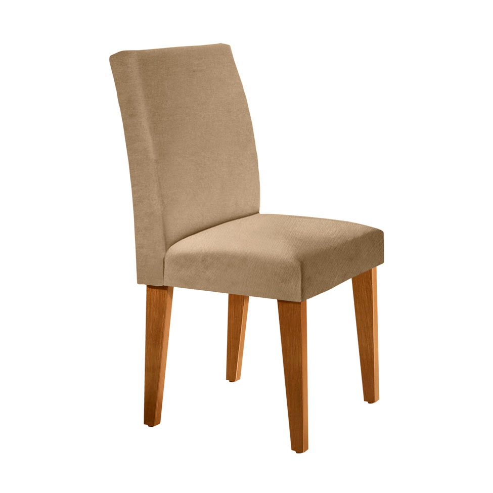 Conjunto de Mesa de Jantar Berlim I com Tampo de Vidro Off White e 4 Cadeiras Grécia Linho Turim