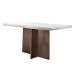 Conjunto de Mesa de Jantar Berlim I com Tampo de Vidro Off White e 4 Cadeiras Grécia Veludo Creme