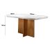 Conjunto de Mesa de Jantar Berlim II com Tampo de Vidro Off White e 4 Cadeiras Grécia Veludo Creme