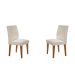 Conjunto de Mesa de Jantar Berlim II com Tampo de Vidro Off White e 4 Cadeiras Grécia Veludo Creme